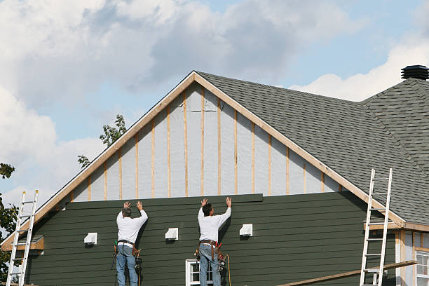 Professional Siding Contractor technician working in Forest City, PA
